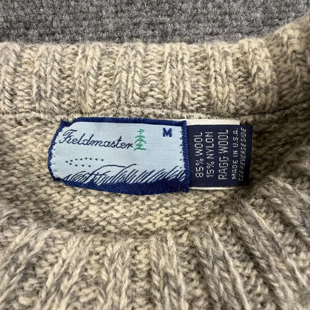Feldmaster Wool Blend Striped Sweater Medium #1435‎